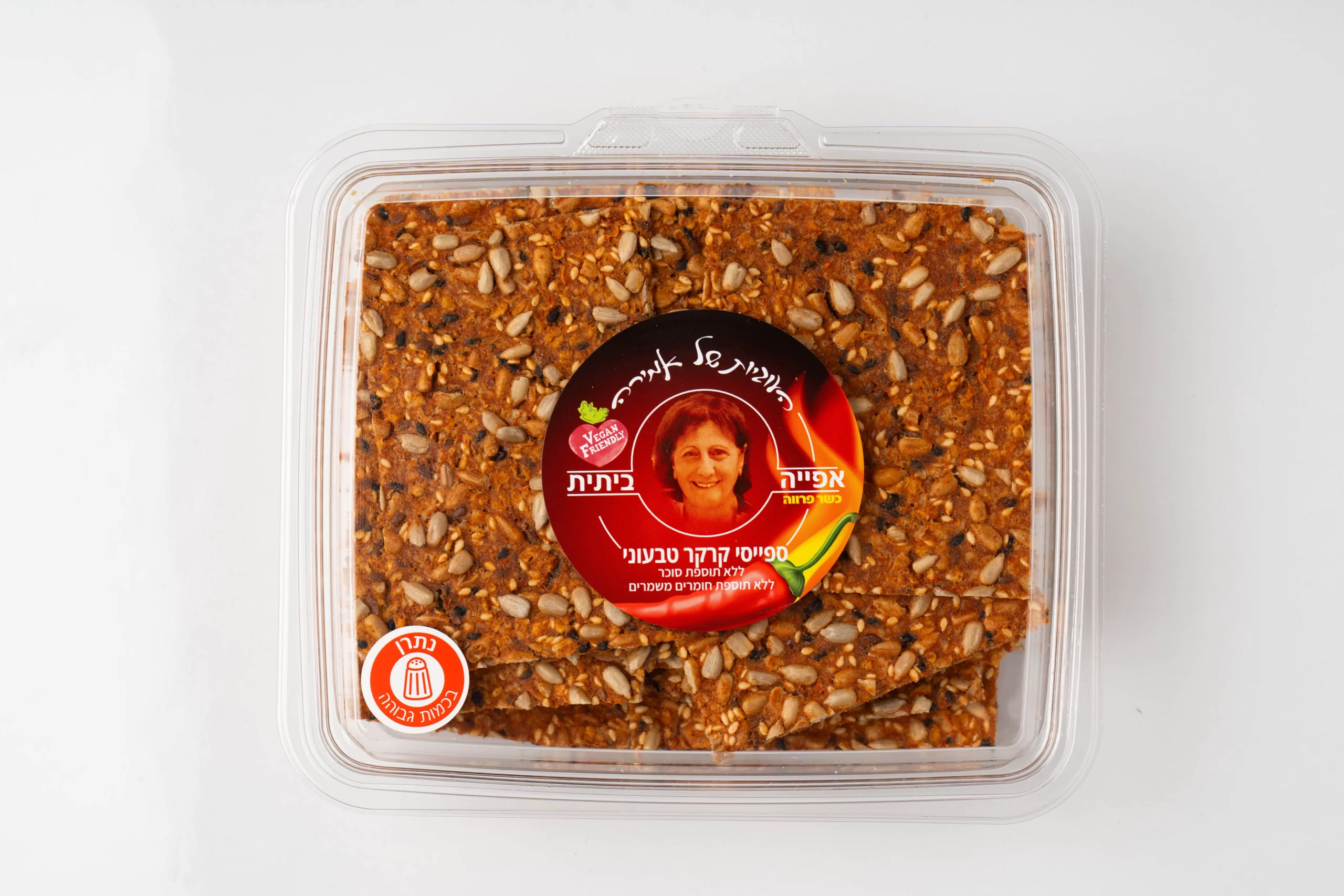 מוצר ספייסי קרקר טבעוני